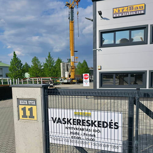 Vaskereskedés Sopron